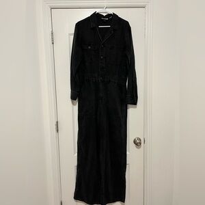 Universal Thread Black Button Up Jumpsuit